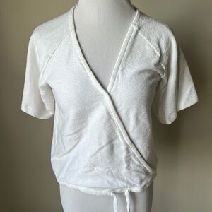 Madewell Faux Wrap Top